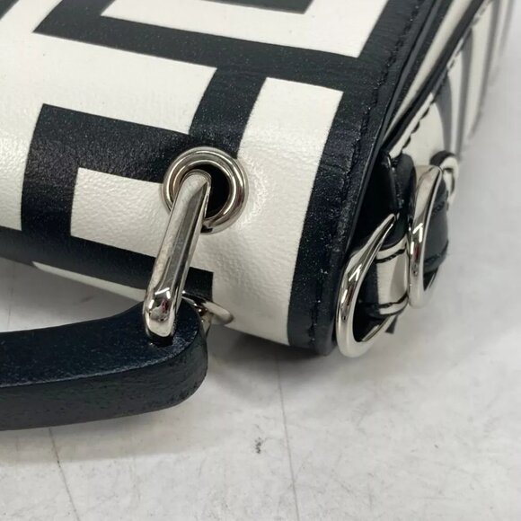 FENDI 7AS142 Marc Jacobs collab Baguette Pouch Logo Shoulder Bag 2WAY Hand Bag - Picture 6 of 16